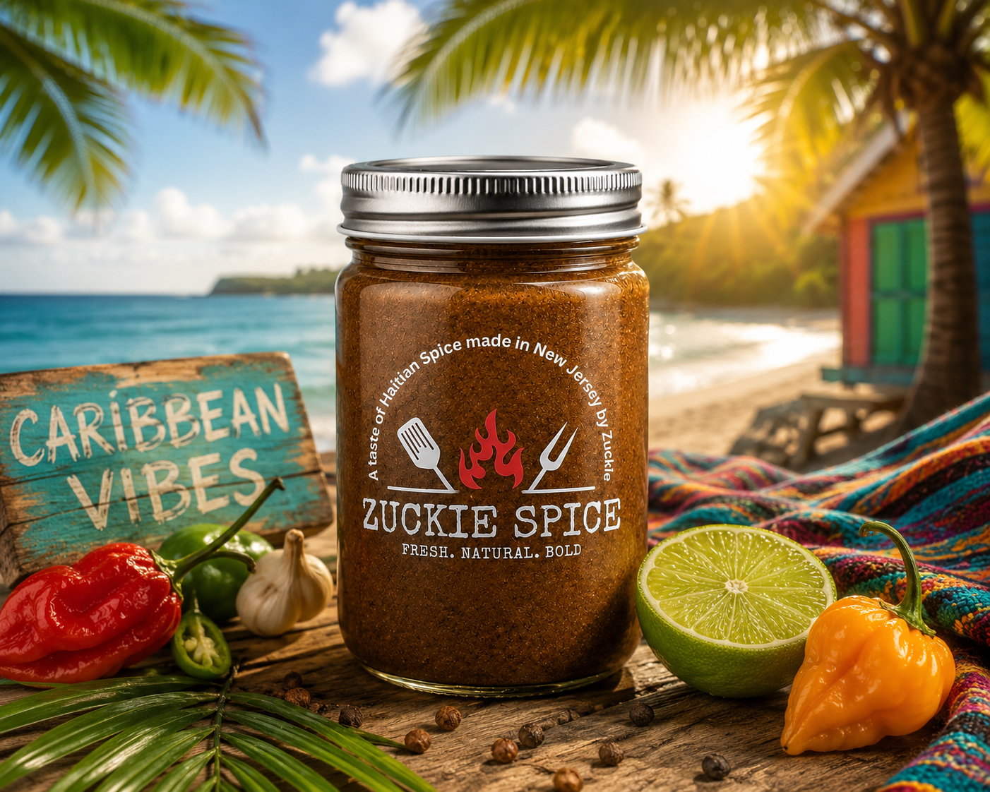 Zuckie Spice artisan spice blend jar